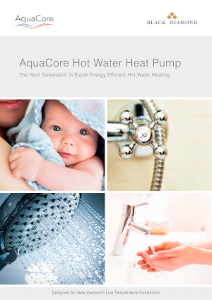 aquacore hot water heat pump brochure